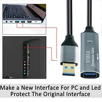 Usb 5 pin cable V3 ACTIVE with IC (10mtr)