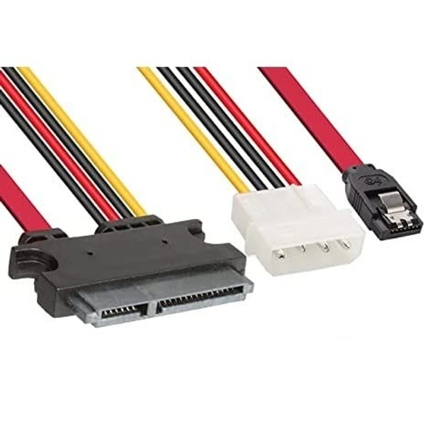 22 PIN sata data to 4 PIN mini + sata L type V