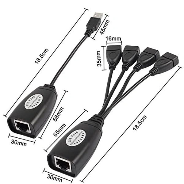 50Meter Rj45 Extender Usb Hub