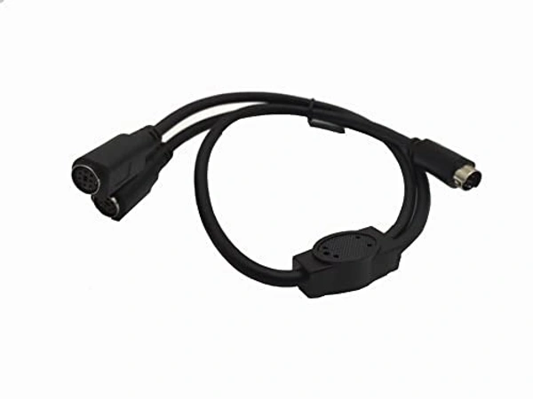 8 PIN male to 8 PIN Y male cable (BLACK) 