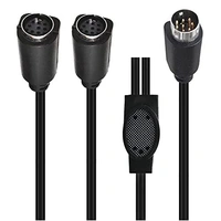 8 PIN male to 8 PIN Y male cable (BLACK) 