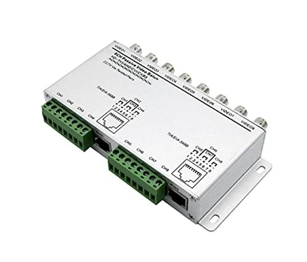 Video balun 8 channel (silver) 