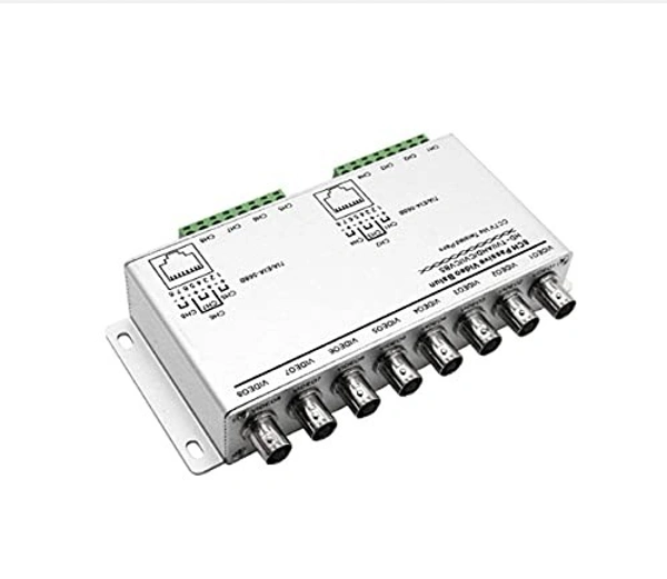Video balun 8 channel (silver) 