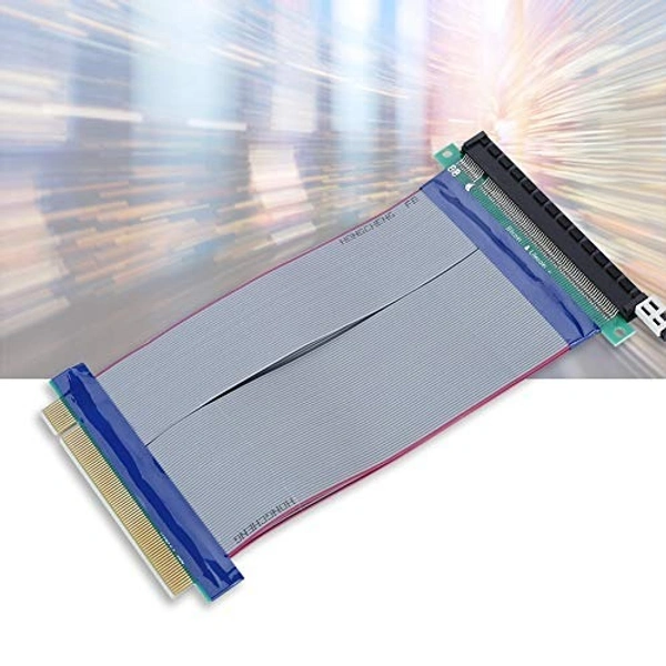 Pci express 16x flat extension cable