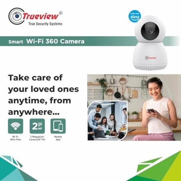 Trueview 2mp wifi camera Robot