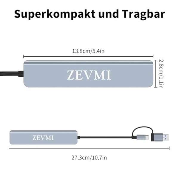 Type c Usb hub 3.0 + 2.0 (box pack) 