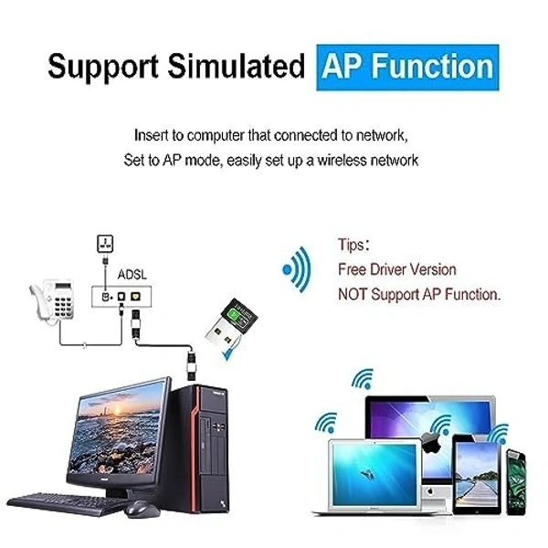 Wifi (2.4G)+Bluetooth Dongle