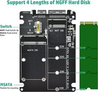 M-Sata & M2 Sata to 2.5 Sata Harddisk