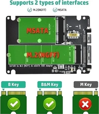 M-Sata & M2 Sata to 2.5 Sata Harddisk