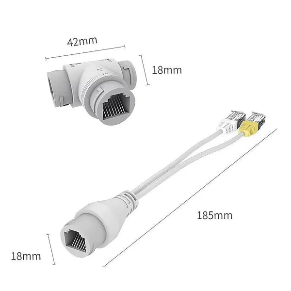 POE T Splitter white (new)
