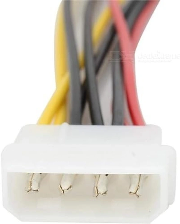 4 PIN power female to 15 PIN sata female x 2 port
