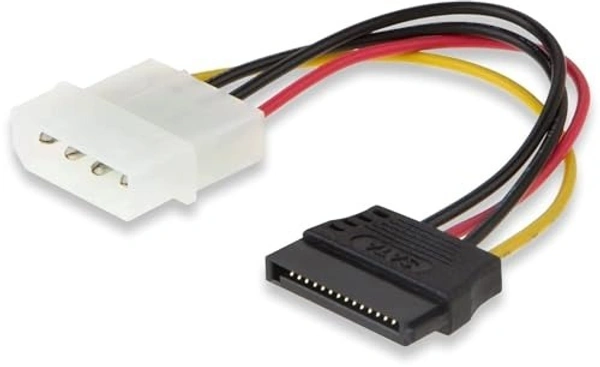 15 PIN sata male to 15 PIN sata female x 4 ports