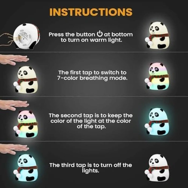 Panda night lamp