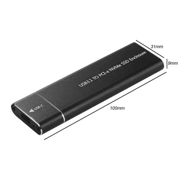 Metal Usb 3.1 to pci-e Nvme SSD Enclosure nvme (5+29)SSD Casing