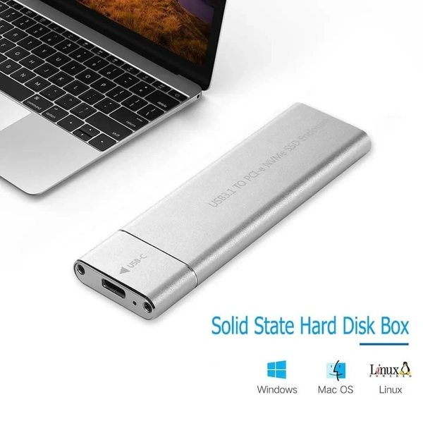 Metal Usb 3.1 to pci-e Nvme SSD Enclosure nvme (5+29)SSD Casing