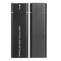 Metal Usb 3.1 to pci-e Nvme SSD Enclosure nvme (5+29)SSD Casing