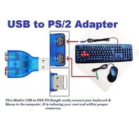 (Ds)Rocket Type Usb to 2ps2 Dongle