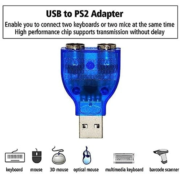 (Ds)Rocket Type Usb to 2ps2 Dongle