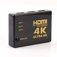 (Heavy model) 3Port HDMI Switch with Remote