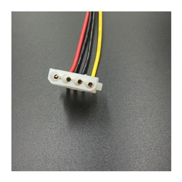 15 PIN sata Male to 4 PIN power female 