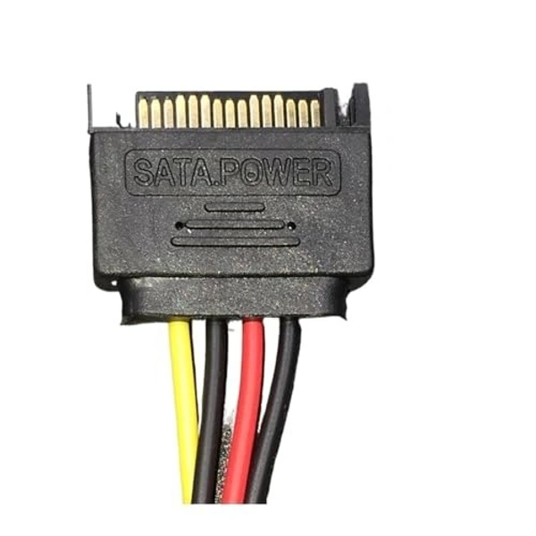 15 PIN sata Male to 4 PIN power female 