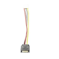 15 PIN sata Male to 4 PIN power female 