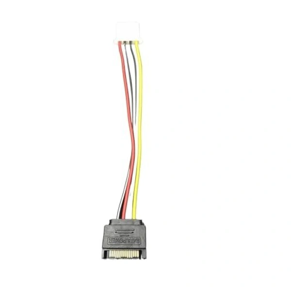 15 PIN sata Male to 4 PIN power female 