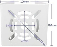 CCTV Stand Square with 2 clip