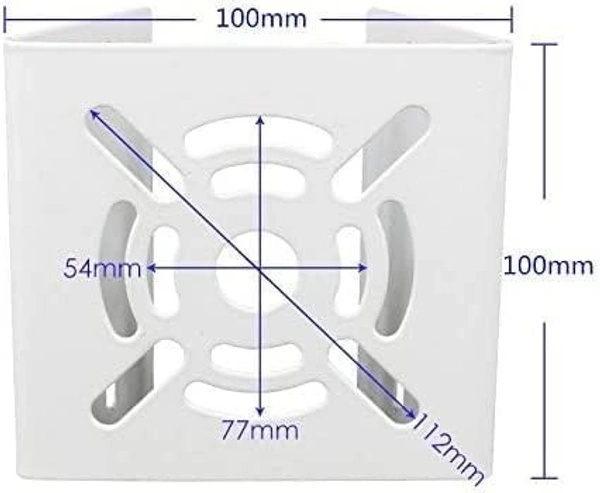 CCTV Stand Square with 2 clip
