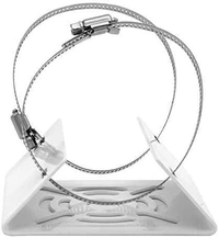CCTV Stand Square with 2 clip