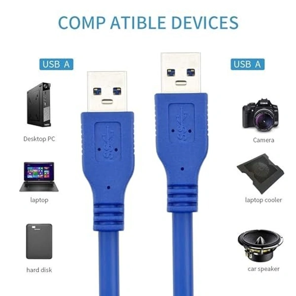 Usb Male - Male (3.0) - 1.5mtr