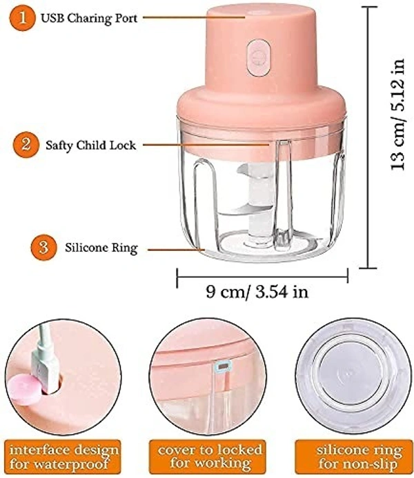 Usb garlic chopper
