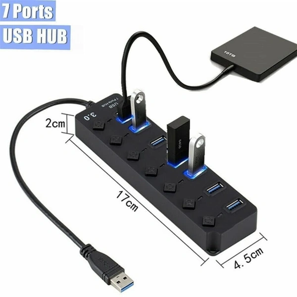 Usb hub 7 port / 7 switch