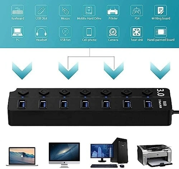 Usb hub 7 port / 7 switch
