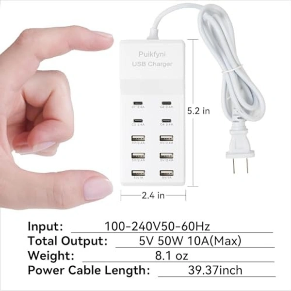 Usb charger 10 port 