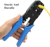 Crimping tool (blue handle) 