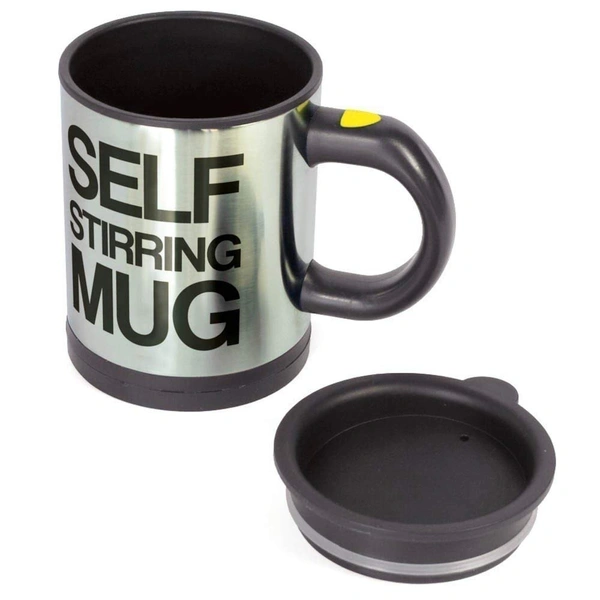 Self stiring coffee mug