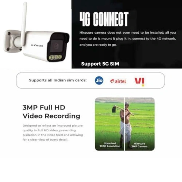 Hixecure Wifi Bullet Camera