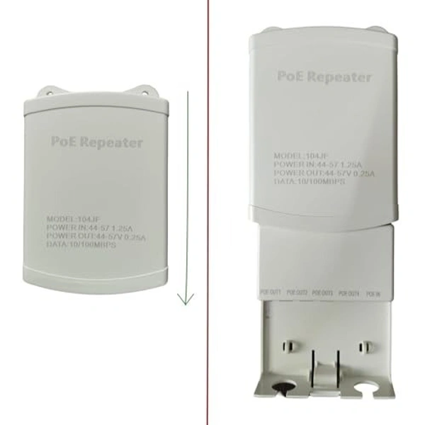 Waterproof 1by4Poe Repeater(no need power)
