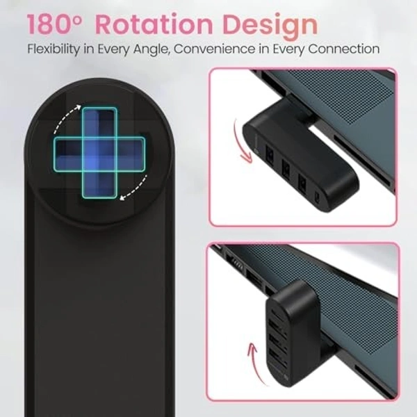 Usb hub 3.0 + 2.0 (rotation) 
