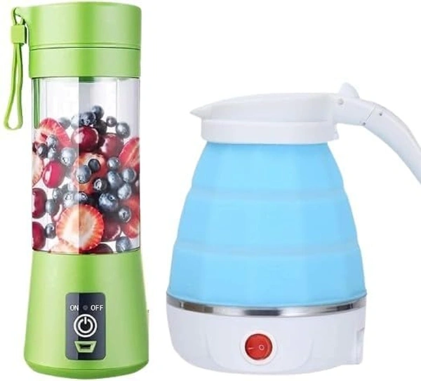 Electrical kettle + usb juicer combo
