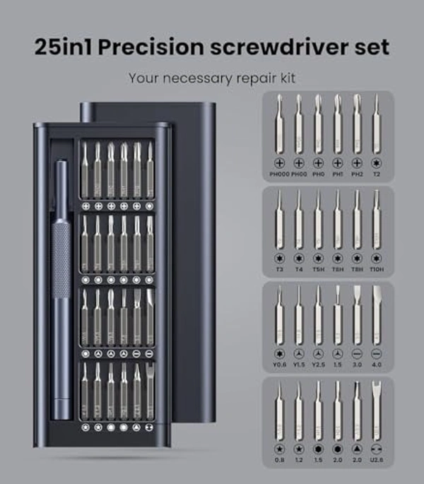 Screw driver 24 in 1 (metal box) 