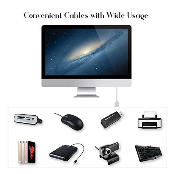 Usb extension white  - 1.5mtr