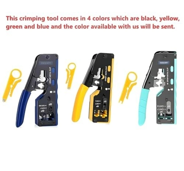 Cat 7 crimping tool Yellow (tetra pack) 