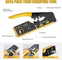 Cat 7 crimping tool Yellow (tetra pack) 