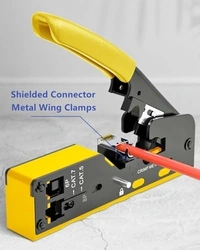 Cat 7 crimping tool Yellow (tetra pack) 