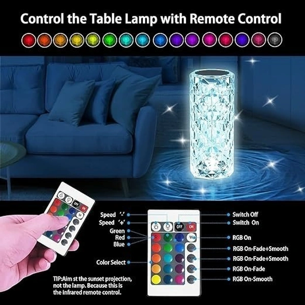 Crytal Lamp 16 Colours