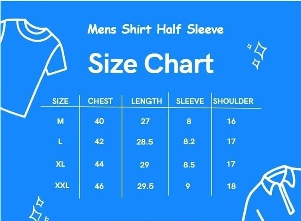 Lycra Printed Shirts - XL