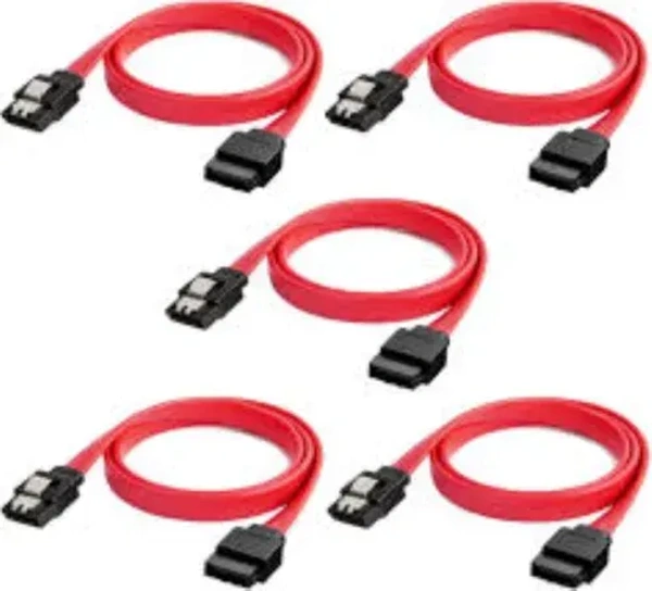 7 pin male female 50cm red color