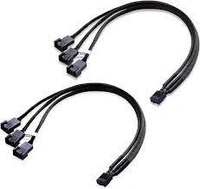 4 PIN female to male splitter (3 port) 